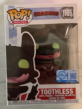 Funko Pop! Toothless Vinyl Figure - Black, Green, Pink